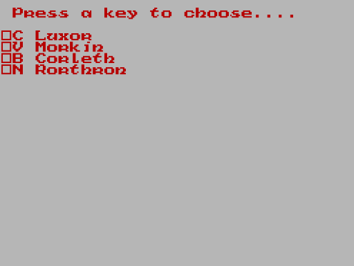 Lords of Midnight screenshot 8 for ZX Spectrum
